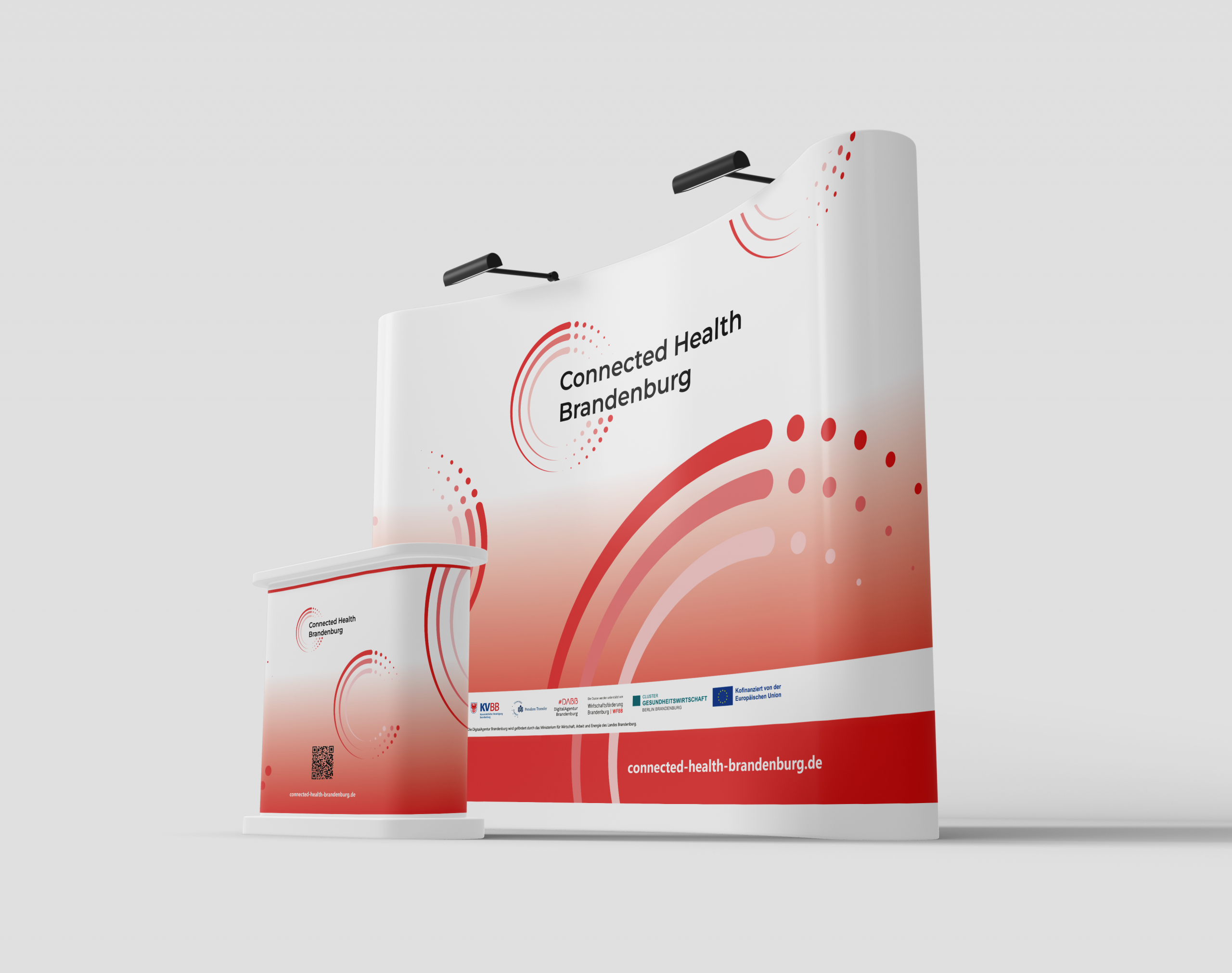 Ausstellungswand mit connected heralth Brandenburg